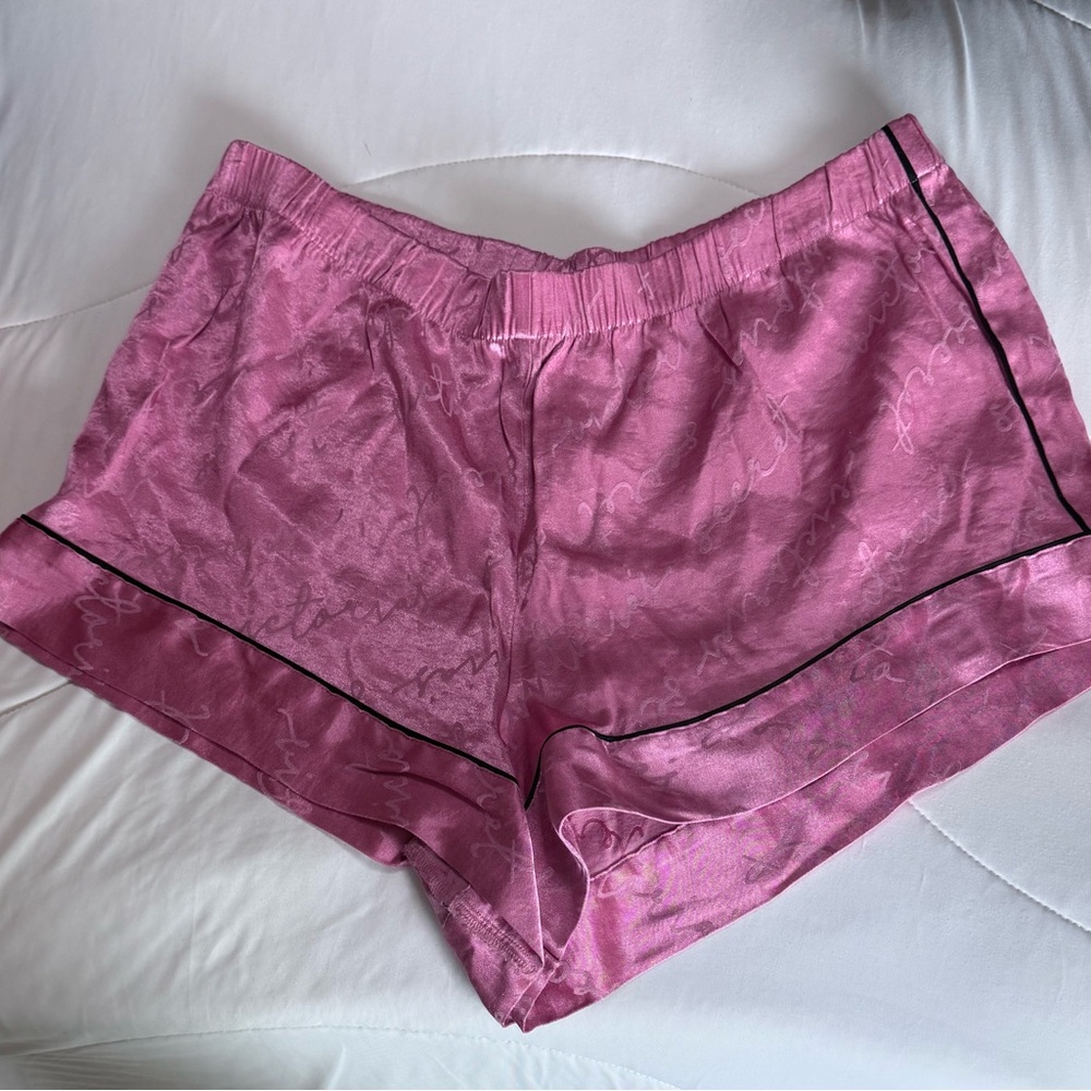 Victoria's Secret Pink Satin Pajama Shorts